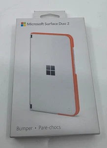 NEW OEM Microsoft Polycarbonate Bumper Surface Duo 2 Tangerine IPP-00020 RARE - Zdjęcie 1 z 3