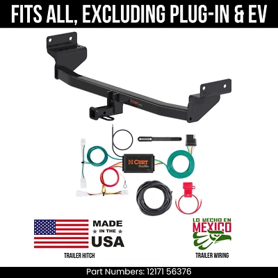 Enganche de remolque para Kia Niro 19-22 con cableado de 4 pines sin enchufe y correa eléctrica remolque de 3,5 k Foto 1 de 3