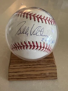 NEW YORK METS 2000 NL CHAMPS BOBBY VALENTINE SIGNED BASEBALL - Picture 1 of 3