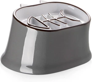 Y YHY Katzennapf mit langsamem Futter erhöhter Katzennapf mit geneigtem Design - Bild 1 von 7