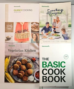 4 x THERMOMIX Cookbooks Basic Vegetarian Kitchen Quirky Cooking - Paperback - Picture 1 of 4