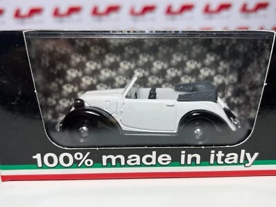 1:43 Fiat 1100 (508c.) Cabriolet Aperto 1937 bianco/nero R083 - Brumm - Immagine 1 di 4