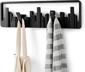 Umbra Skyline Wall-Mount Multi-Hook, Black,Hooks & Hangers - Picture 1 of 1