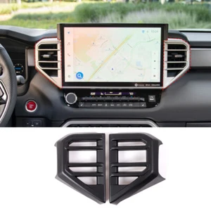 For Toyota Sequoia 2023-2024 Matte Black Center Dashboard Air Outlet Cover Trim - Picture 1 of 7