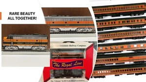 HO EMD F-7A "THE REGAL LINE" LOCO#364-A GREAT NORTHERN WITH EMD F-7B/309-B NIB - Picture 1 of 13