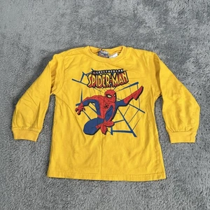 ¡Rara De Colección 2008! Camisa Marvel Spider-Man Superhéroe Cómics Amarilla Juvenil Talla 5 - Imagen 1 de 13
