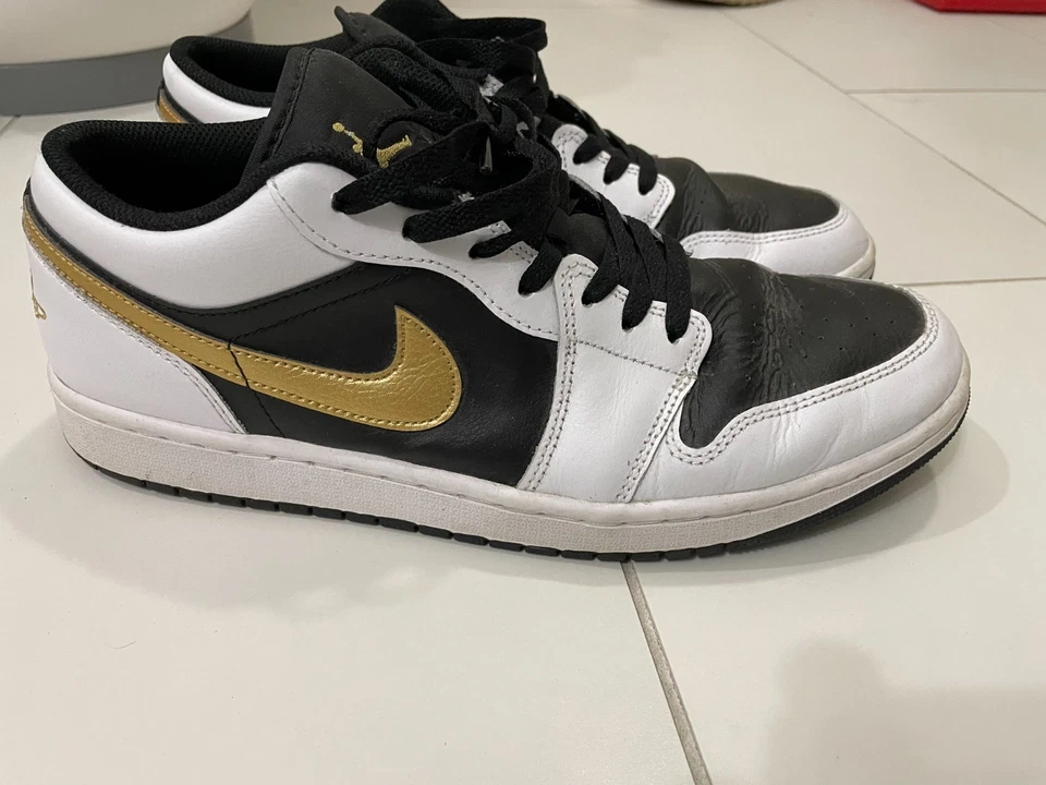 Air Jordan 1 низкий золотой свуш размер 11 - Изображение 1 из 4