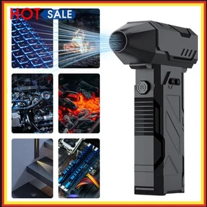 Handheld Electric Air Duster Cordless Air Blower 3-Speed 130000rpm PC Clean Kit - Afbeelding 1 van 12