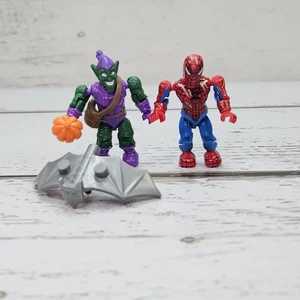 Mega Bloks Marvel Amazing Spider-Man Green Goblin & Spider-Man MiniFigure Lot 2" - Bild 1 von 12