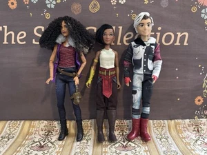 Disney Descendents 3 Carlos Zombies Werewolf Willa Raya Namaari Doll LOT of 3 - Picture 1 of 15