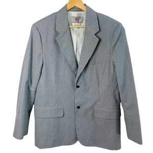 NEU The Territory Ahead Gr. 42R Sport Mantel Blazer Jacke grau weiß Nadelstreifen - Bild 1 von 10