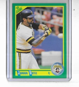 1990 Score #143 Junior Ortiz Pittsburgh Pirates - Picture 1 of 2