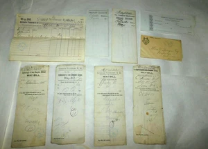 1871-86 Central Vermont Railroad Freight Account & Way-Bill Documents - Picture 1 of 12