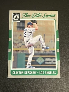 2017 Panini Donruss Optic - CLAYTON KERSHAW #ES2 The Elite Series - Picture 1 of 2