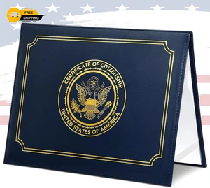 US Citizenship Certificate Holder, COIDEA US Citizenship Gifts, PU Naturalizatio - Picture 1 of 8