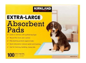 Kirkland  Signature Absorbent Training Pads, Extra Large 100 Count - NEW - Picture 1 of 4