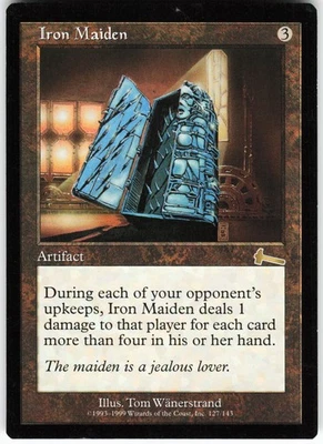 Iron Maiden R MTG Urza's Legacy 127 NM - Image 1 of 2