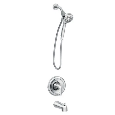 Moen 82879 Tiffin Tub & Shower Faucet 6 Spray Head Magnetix Dock - Chrome - Image 1 of 4