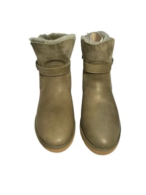BOTAS MUJER UGG ROMELY HEBILLA CUERO OLIVA QUEMADO EE. UU. 9/UK 7/UE 40 Foto 1 de 4