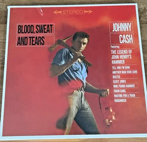 Johnny Cash - Blood, Sweat And Tears LP Vinyl Record 2016 180 Gram Re-issue VG+ - Picture 1 of 8