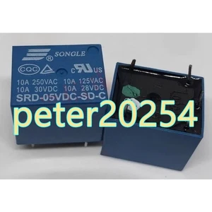 6PCS New  SRD-05VDC-SD-C 10A 5-pin Relay #TT - Picture 1 of 1