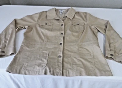 Chaqueta Lee City Elements XL para dama con estrás multicolor mariposa en la espalda Foto 1 de 4