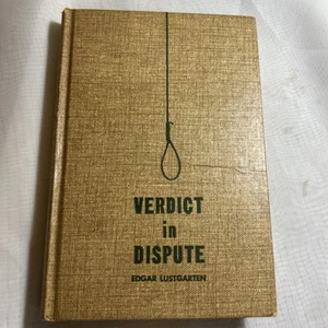 Verdict In Dispute By Edgar Lustgarten - Hardcover, 1950 - Imagen 1 de 12