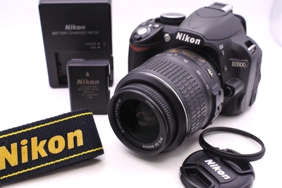 [NEAR MINT S/C 6267] Nikon D3100 14.2MP DSLR w/ 18-55mm VR (not working) #384 - Image 1 of 4