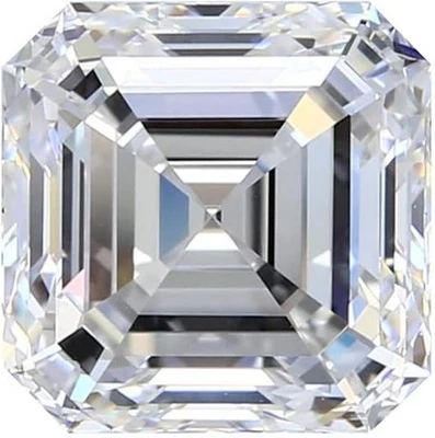 1-10 Ct D Color GRA Certified Lab Grown Moissanite VVS1 Asscher Cut Loose Stones - Image 1 of 4