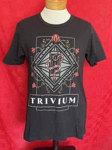 NEW Trivium Band Shirt Size Medium Concert Tour Heavy Metal Core LP CD - Bild 1 von 7
