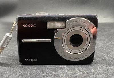 Kodak EasyShare M753 Digitalkamera Schwarz 7 MP 3x Zoom Vintage Kompakt - Bild 1 von 4