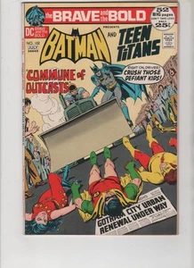 Brave and Bold #102, Teen Titans, Cardy Cover, Adams & Aparo Art, VF+ 8.5, 1972 - Picture 1 of 2