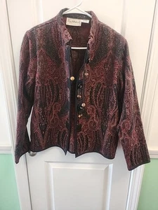 Vintage Flashback Floral Tapestry Blazer/Jacket Small BOHO  - Picture 1 of 8