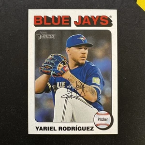 Yariel Rodriguez 2024 Topps Heritage #550 High Number White Border Parallel - Picture 1 of 2