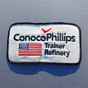 Conoco Phillips Trainer Refinería Gasóleo Petróleo 2.5x4.5" Coser Parche - Imagen 1 de 2