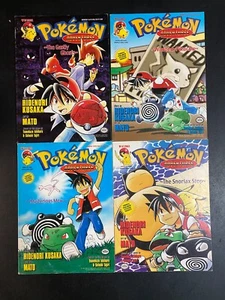 Pokémon Adventures Monthly Viz Comics Lot of 4 issues 1 2 4 5 w/ stickers - Picture 1 of 6