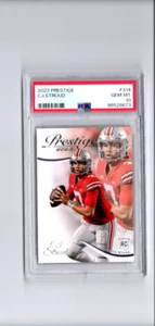 2023 Panini Prestige C.J. Stroud Houston Texans RC #314 🚀😳💥 PSA Graded 10 - Picture 1 of 2