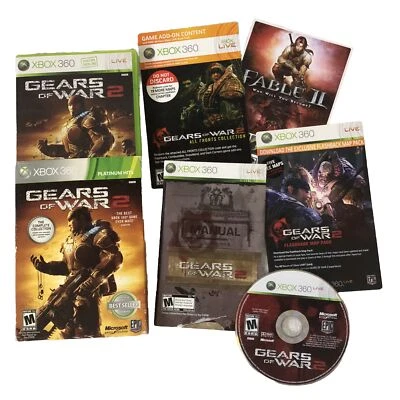 GEARS OF WAR 2 (MICROSOFT XBOX 360) CIB Complete In Box - Codes Redeemed - Image 1 of 3