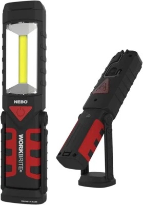 NEBO WORKBRITE Flashlight & Work Light, Red Rear Hazard Light, Magnetic Base NEW - Image 1 of 4