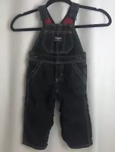 Monos OshKosh BGosh Baby 12 Mes Denim Rojo Oscuro Franela Forrado Pesado Algodón - Imagen 1 de 10