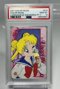 Sailor Moon 2001 Japan World Carddass EX 1 Card N15 - Usagi PSA 10 Gem Mint - Bild 1 von 2