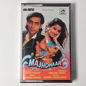 Nadeem Shravan MAJHDHAAR Bollywood Audio Cassette HMV 1994 - Picture 1 of 6