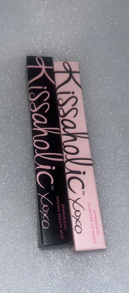 Booty Parlor Kissaholic Aphrodisiac Plumping Lip Gloss & Breath Mist~Swoon. New - Image 1 of 4