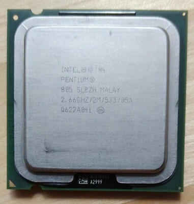 Intel Pentium D 805 SL8ZH 2.66GHz/2MB/533MHz Presa / Presa LGA775 64-Bit CPU - Immagine 1 di 2