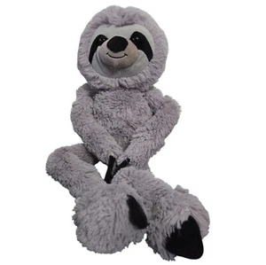Hängendes graues Faultier Plüschtier niedliche Stofftiere Haken & Schlaufe Hände 19 Zoll - Bild 1 von 7