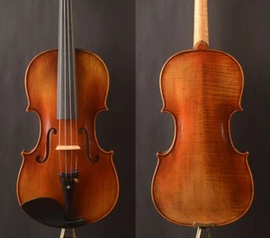 Anti! Stradivari Kopie Advanced 4/4 Violine! Kostenloser Versand, Koffer, Bogen, Schulterstütze - Bild 1 von 19