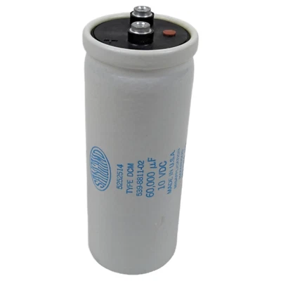 Nuevo Condensador Sangamo Tipo DCM 60.000 uF 10VDC ~ Nuevo Nuevo de Lote Antiguo Foto 1 de 4