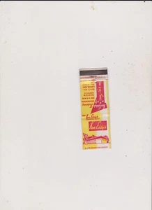 CUBIERTA KEN EDDY'S-LINCOLN,NE MATCHBOOK - Imagen 1 de 2