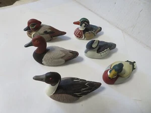 Vintage Avon Collector Duck Series Set of 6 Miniature Ducks 1983-1984 - Bild 1 von 9