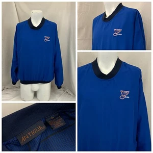 Retro 1987 St. Louis Blues Antigua Golf Wind Pullover M Men Poly Lined YGI V1-9 - Picture 1 of 11